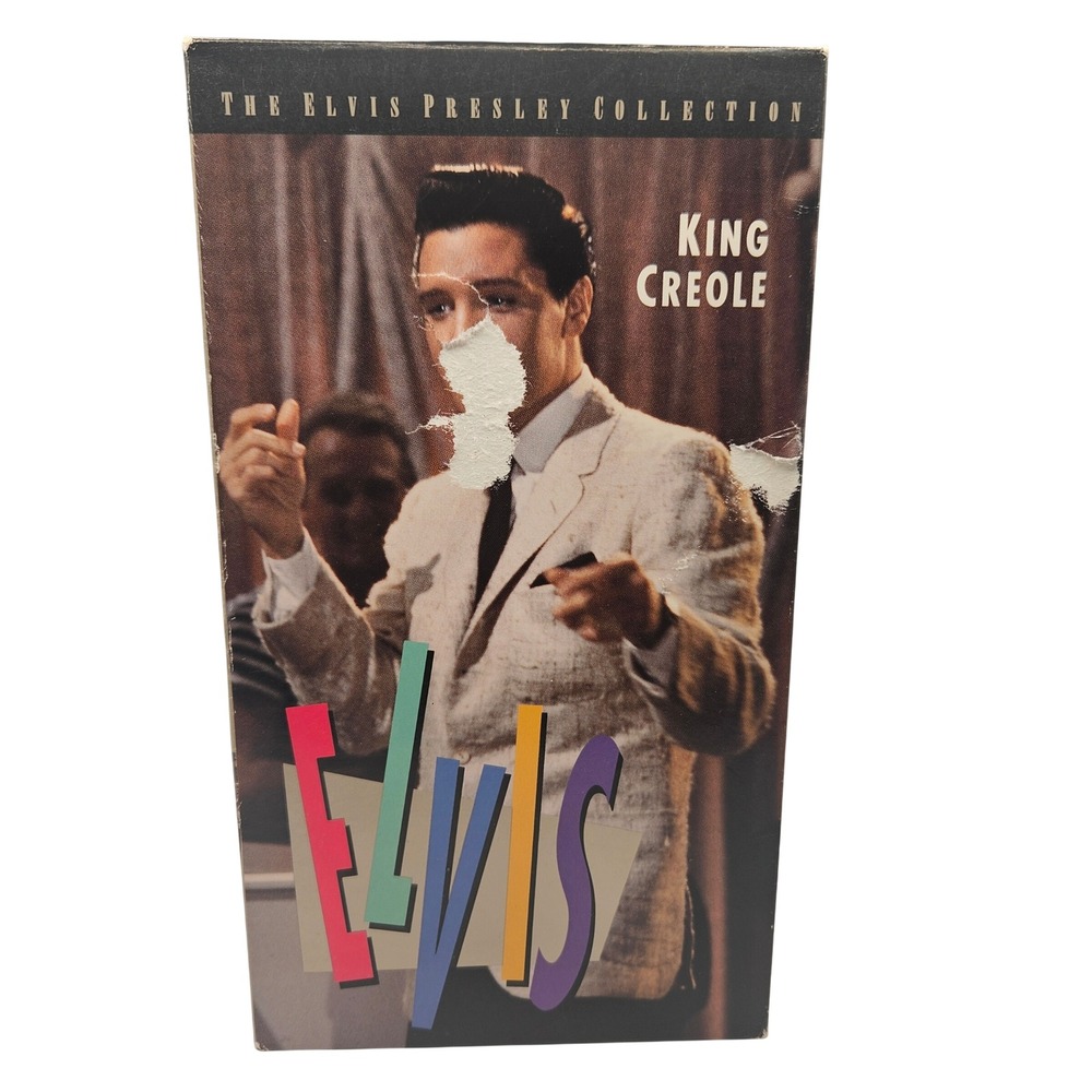Fox Video King Creole VHS Movie Black and White Elvis Presley Collection 1992